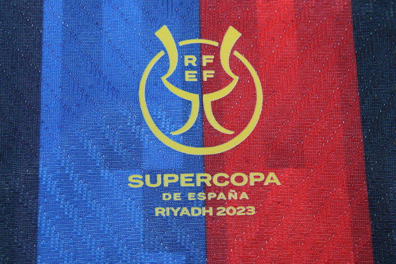 Camisa Barcelona Home 22/23 - Supercopa da Espanha FINAL