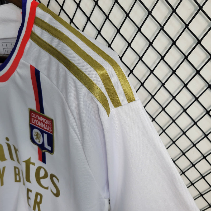 Camisa Lyon Home 23/24 - Adidas Torcedor Masculina - Lançamento