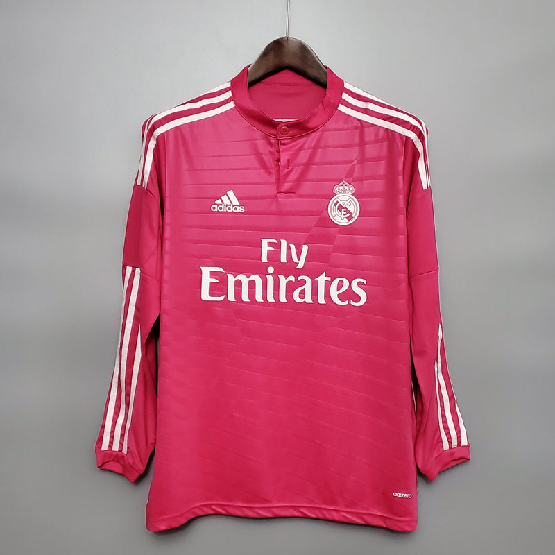 Camisa Real Madrid Reserva 14/15 - Versão Retro Manga Longa