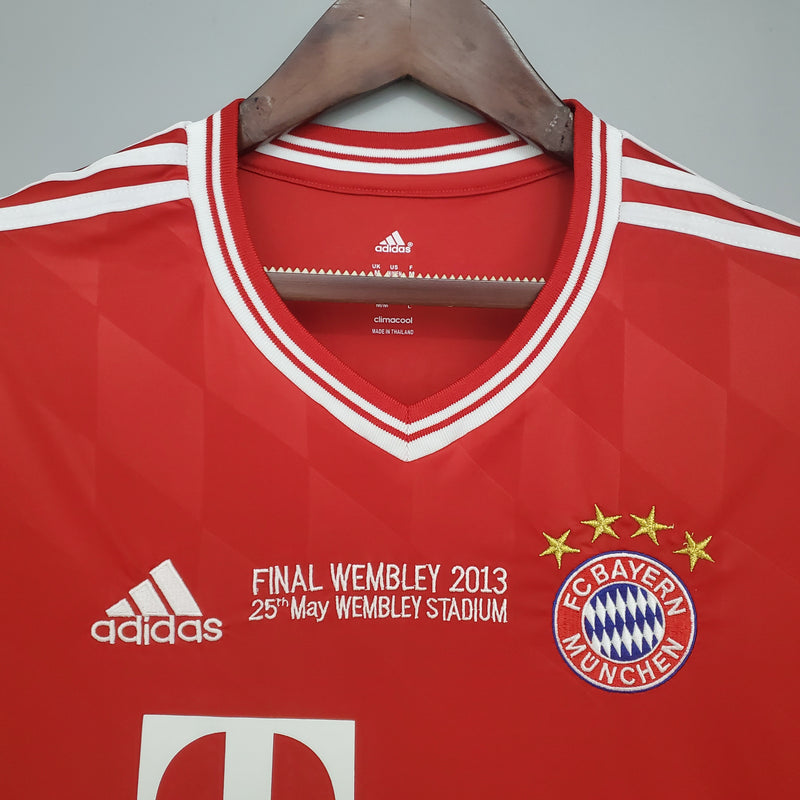 Camisa Bayern de Munique Home UCL FINAL 12/13 - Retro