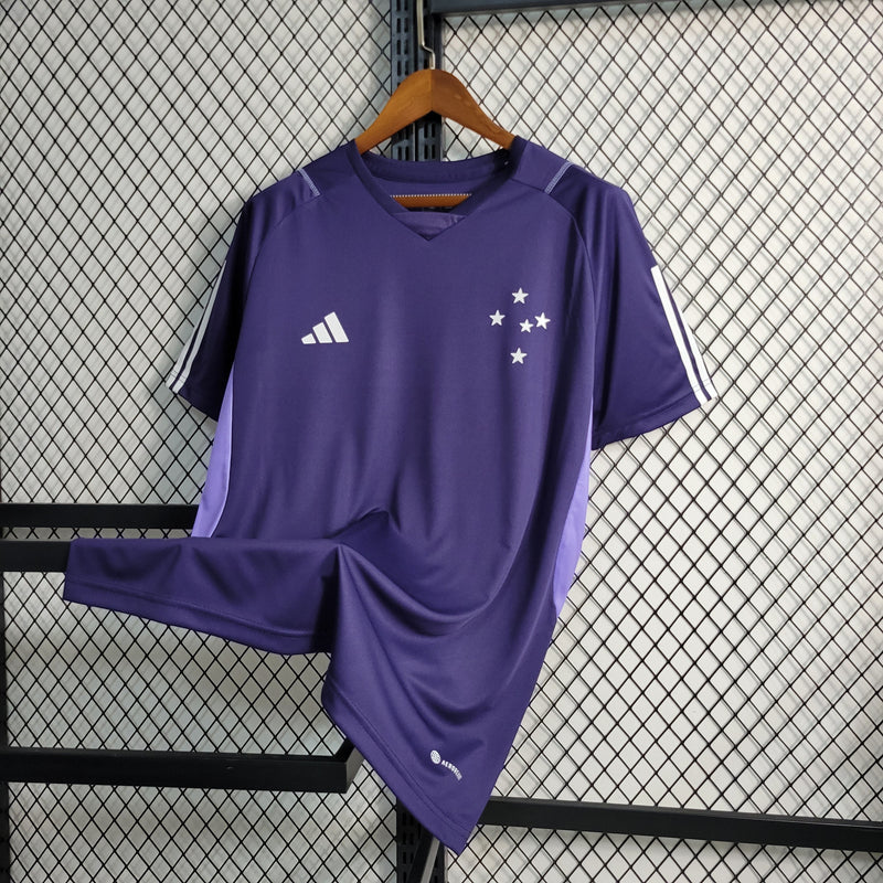 Camisa Cruzeiro Treino 23/24 - Adidas Torcedor Masculina - Roxa