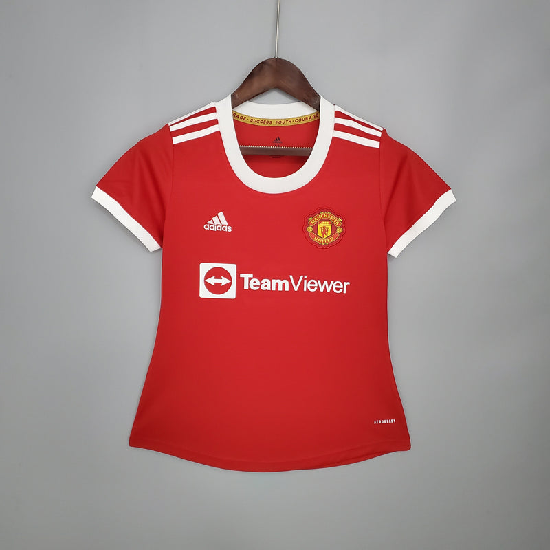 Camisa Manchester United Titular 21/22 - Versão Feminina