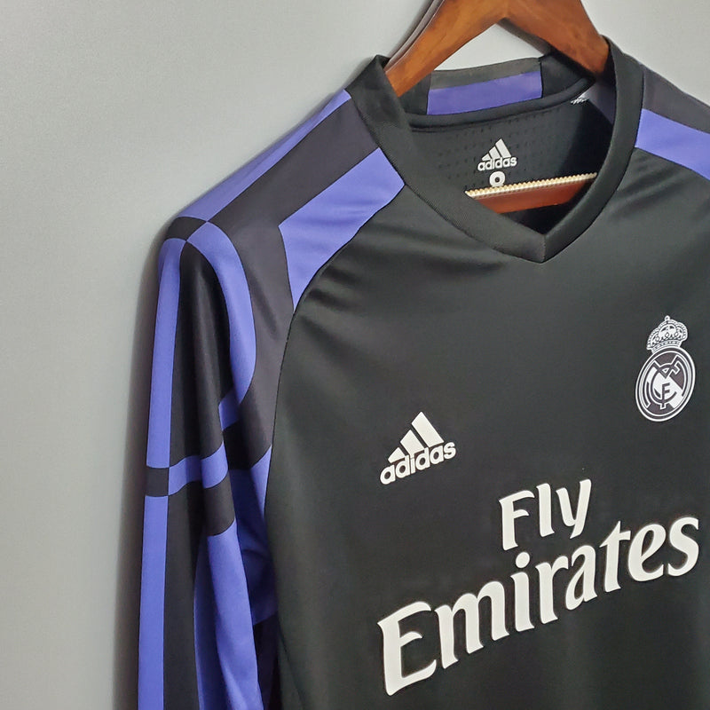 Camisa Real Madrid III 15/16 - Versão Retro Manga Longa