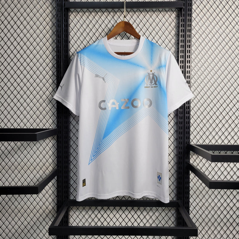 Camisa Olympique Marseille 23/24 - Puma Torcedor Masculina - Lançamento