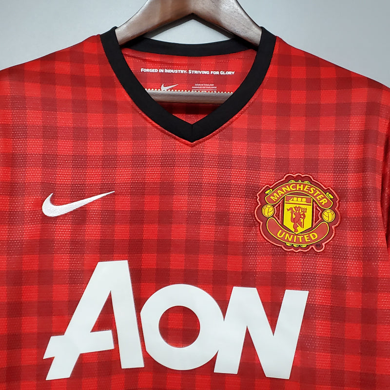 Camisa Manchester United Titular 12/13 - Versão Retro