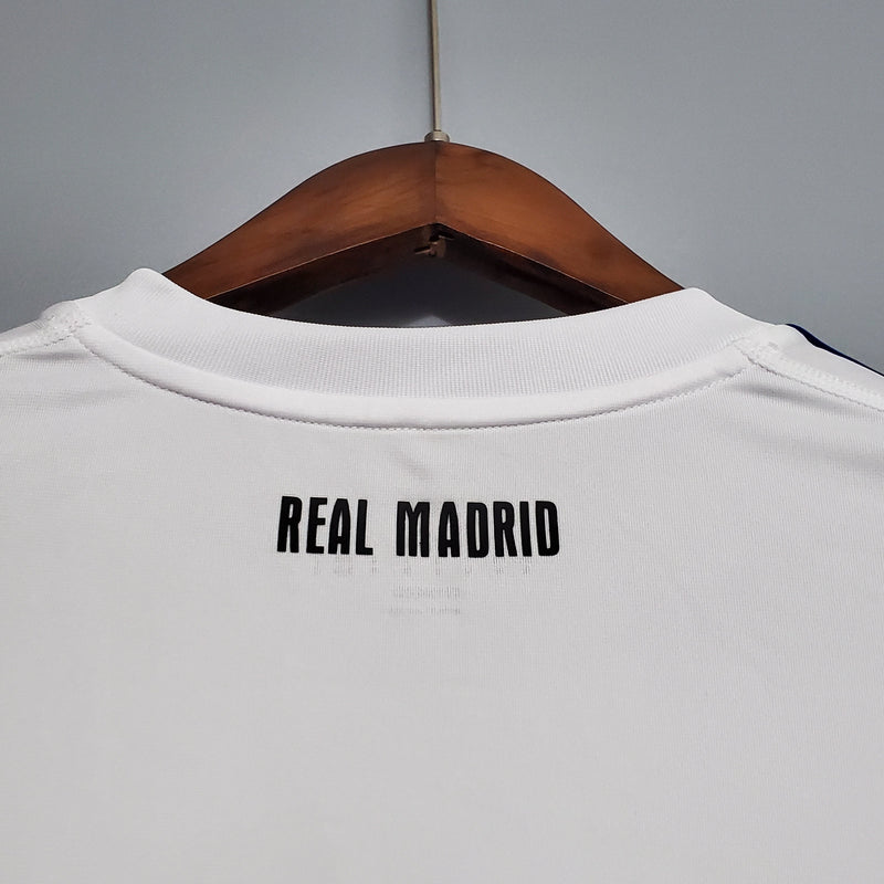 Camisa Real Madrid Titular 10/11 - Versão Retro Manga Longa