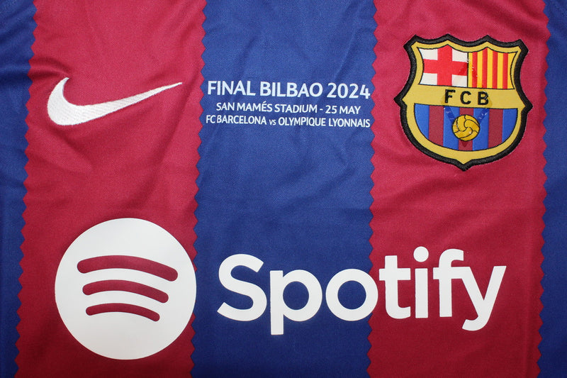 Camisa Barcelona Home 23/24 - UEFA Women's Champions League FINAL