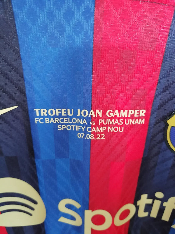 Camisa Barcelona Home 22/23 - Jogador JOAN GAMPER