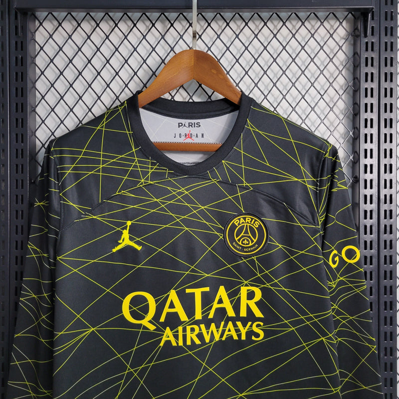 Camisa PSG 4 23/24 - Versão Torcedor Manga Longa