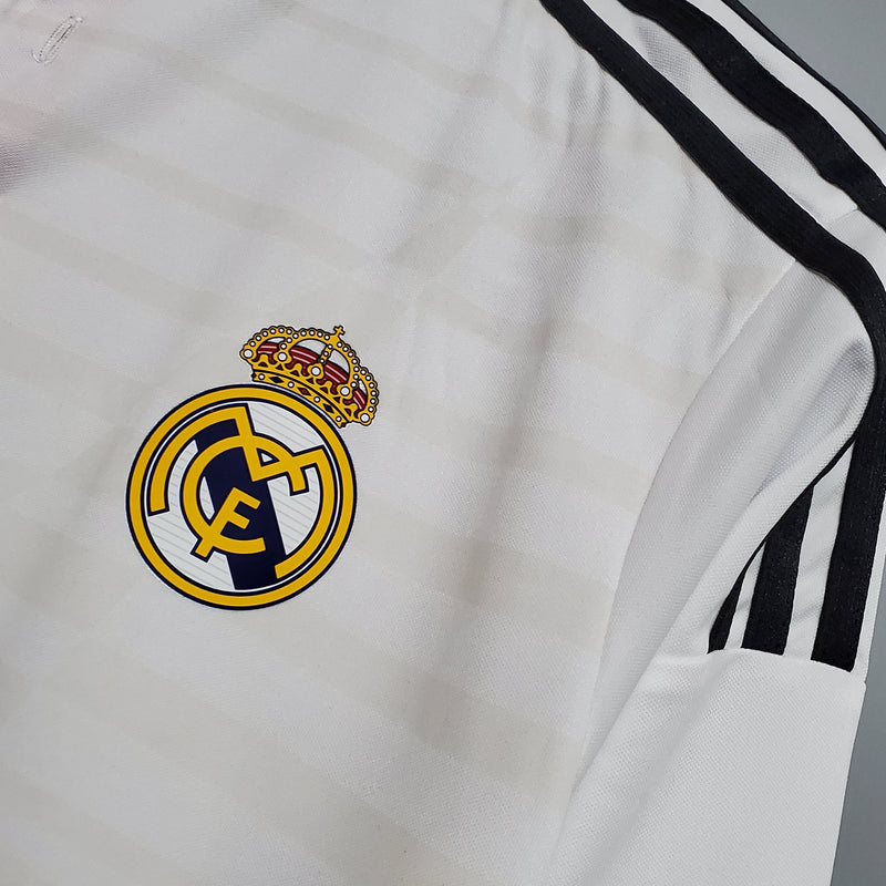 Camisa Real Madrid Titular 14/15 - Versão Retro Manga Longa