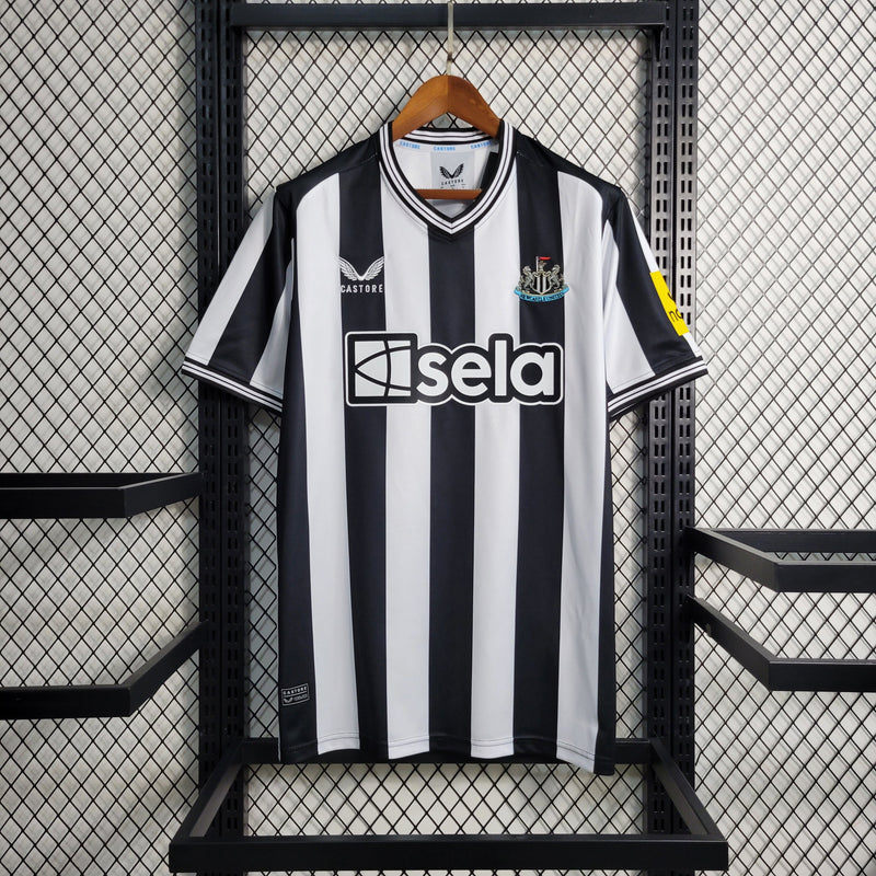 Camisa Newcastle Home 23/24 - Castore Torcedor Masculina - Lançamento