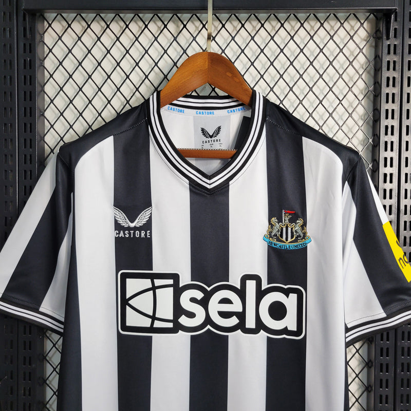 Camisa Newcastle Home 23/24 - Castore Torcedor Masculina - Lançamento