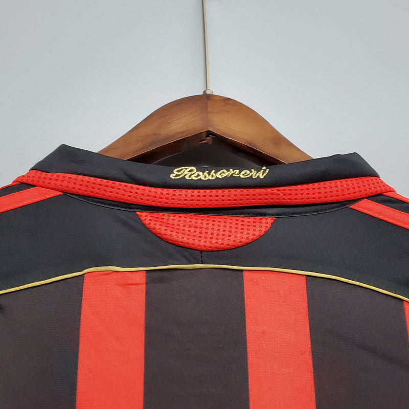 Camisa Milan Titular 06/07 - Versão Retro Manga Longa