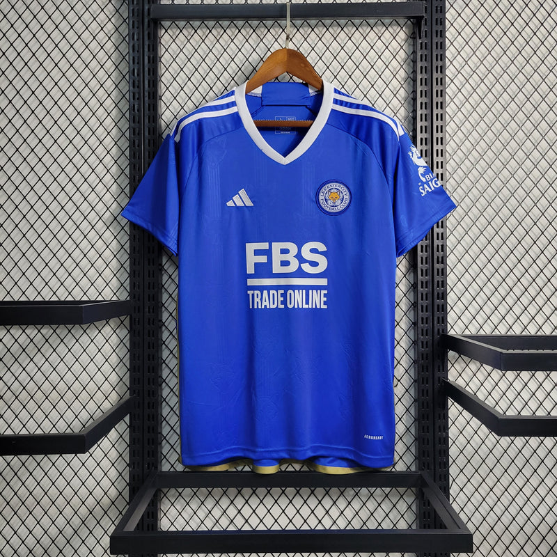 Camisa Leicester Home 23/24 Adidas Torcedor Masculina - Lançamento