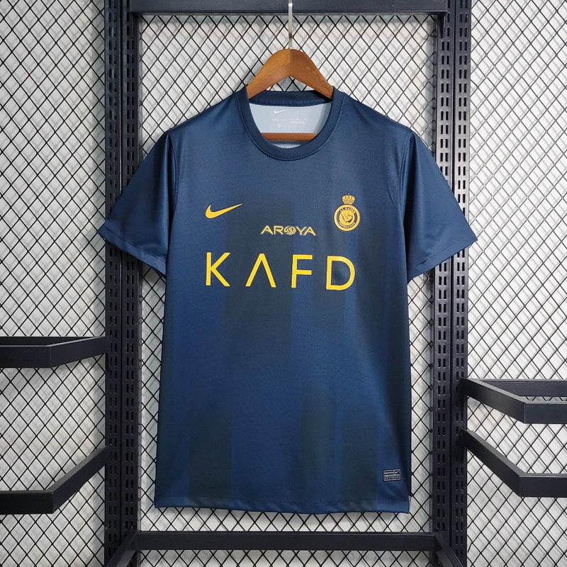 Camisa Al Nassr Away Azul 24/25 - Versão Torcedor